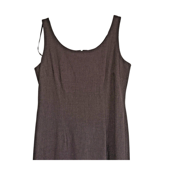 Jessica Howard Sz 12 Midi Sheath‎ Dress Business Cocktail Neutral Dark Academia - Picture 6 of 12